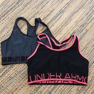 2 under armor sports bras